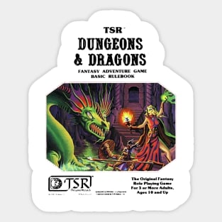 classic dungeons and dragons Sticker